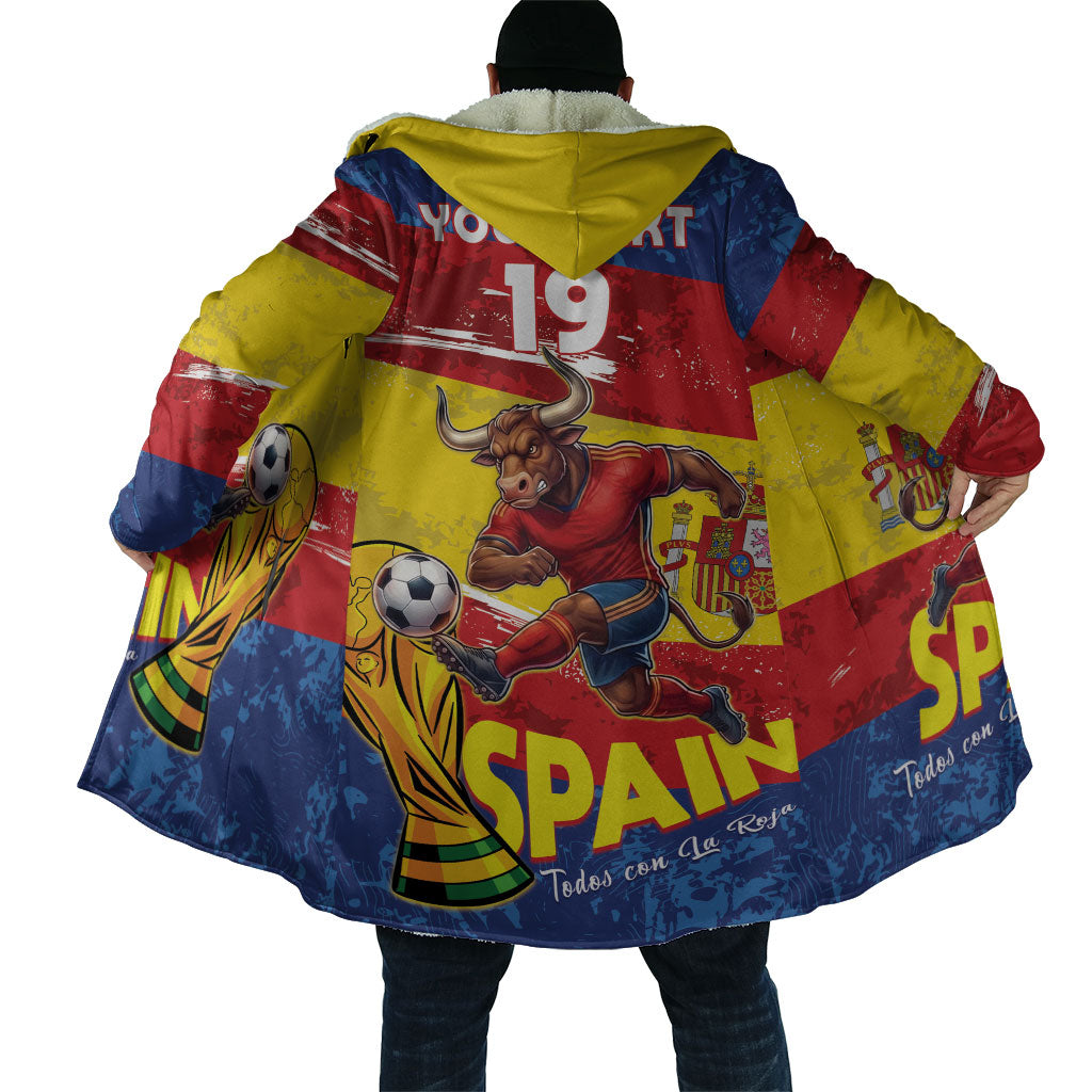 Spain National Football Custom Cloak Spanish Bull Trophy Todos con La Roja