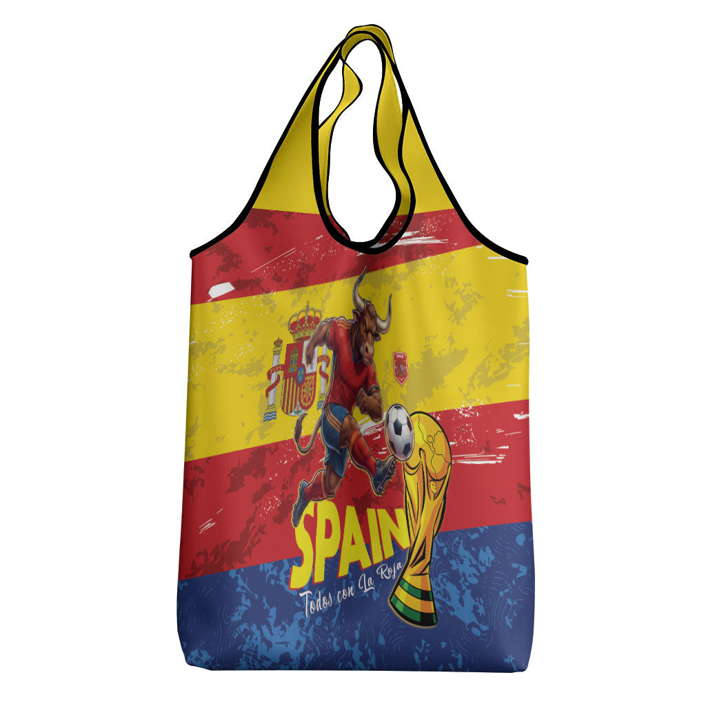 Spain National Football Grocery Bag Spanish Bull Trophy Todos con La Roja