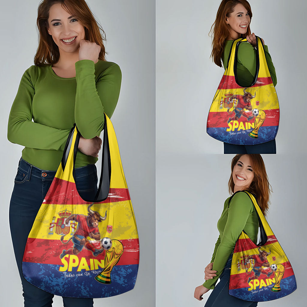 Spain National Football Grocery Bag Spanish Bull Trophy Todos con La Roja