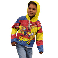 Spain National Football Custom Kid Hoodie Spanish Bull Trophy Todos con La Roja