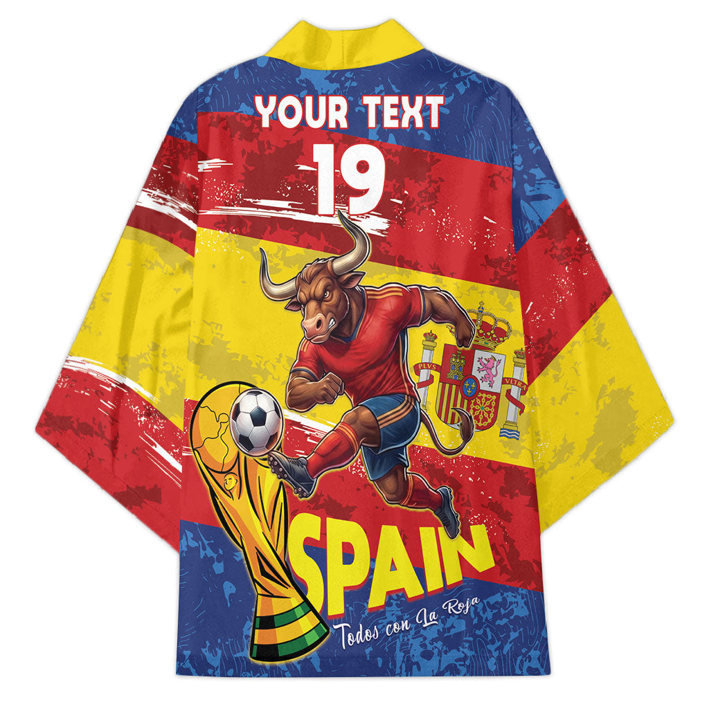 Spain National Football Custom Kimono Spanish Bull Trophy Todos con La Roja