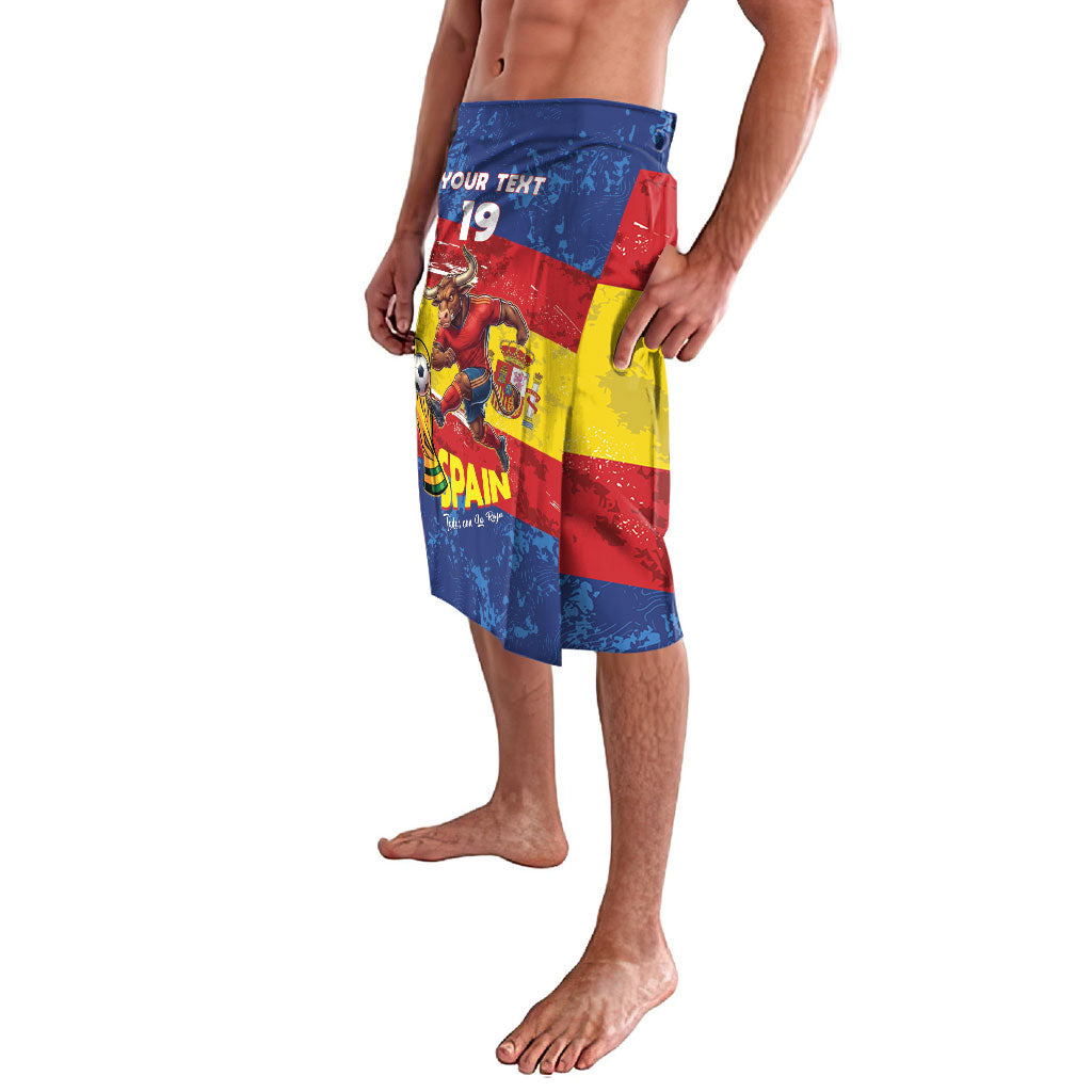 Spain National Football Custom Lavalava Spanish Bull Trophy Todos con La Roja