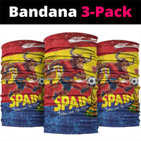 Spain National Football Neck Gaiter Spanish Bull Trophy Todos con La Roja