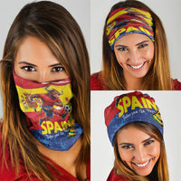 Spain National Football Neck Gaiter Spanish Bull Trophy Todos con La Roja