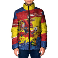 Spain National Football Custom Padded Jacket Spanish Bull Trophy Todos con La Roja