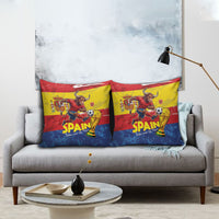 Spain National Football Pillow Cover Spanish Bull Trophy Todos con La Roja