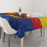 Spain National Football Tablecloth Spanish Bull Trophy Todos con La Roja