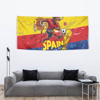 Spain National Football Tapestry Spanish Bull Trophy Todos con La Roja