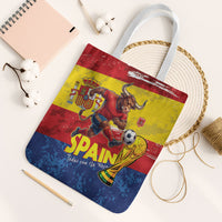 Spain National Football Tote Bag Spanish Bull Trophy Todos con La Roja