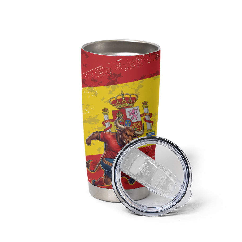 Spain National Football Tumbler Cup Spanish Bull Trophy Todos con La Roja