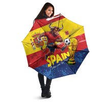 Spain National Football Umbrella Spanish Bull Trophy Todos con La Roja