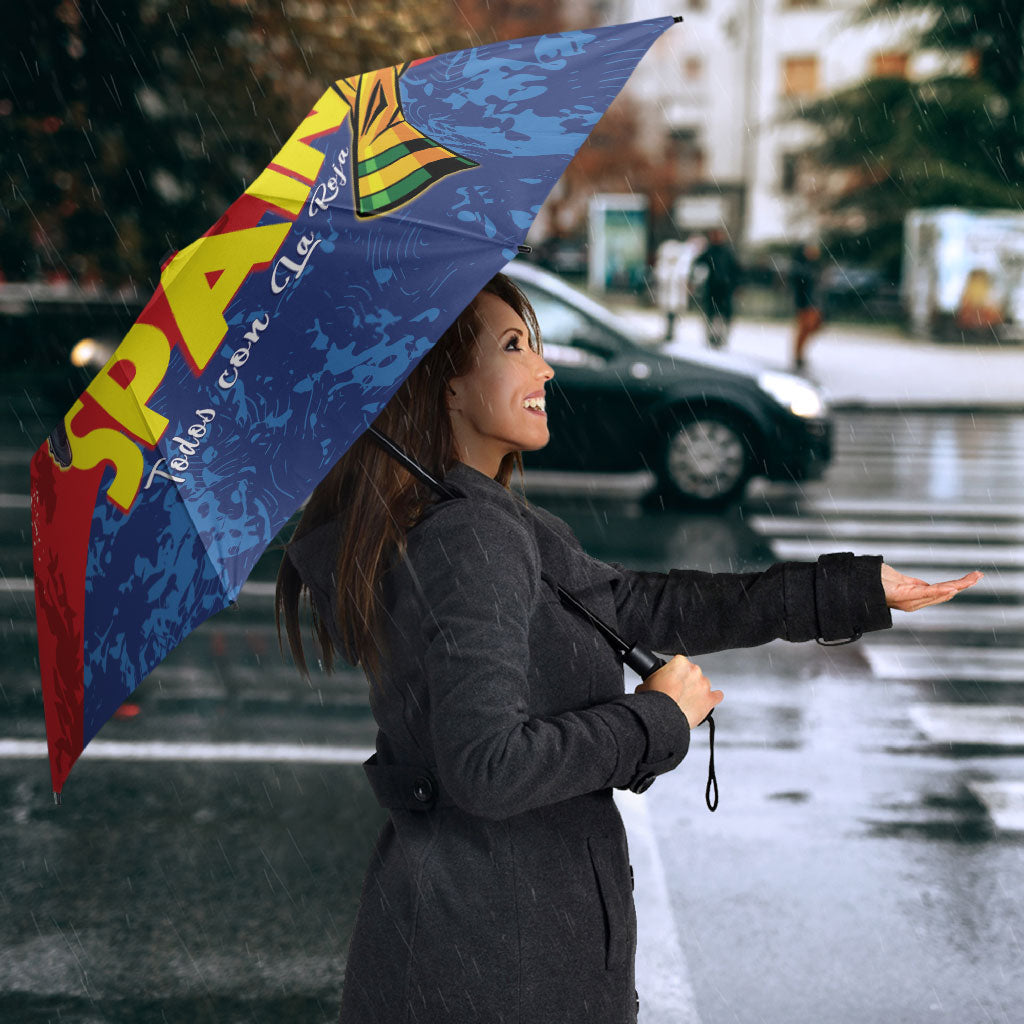 Spain National Football Umbrella Spanish Bull Trophy Todos con La Roja
