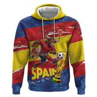 Spain National Football Custom Zip Hoodie Spanish Bull Trophy Todos con La Roja