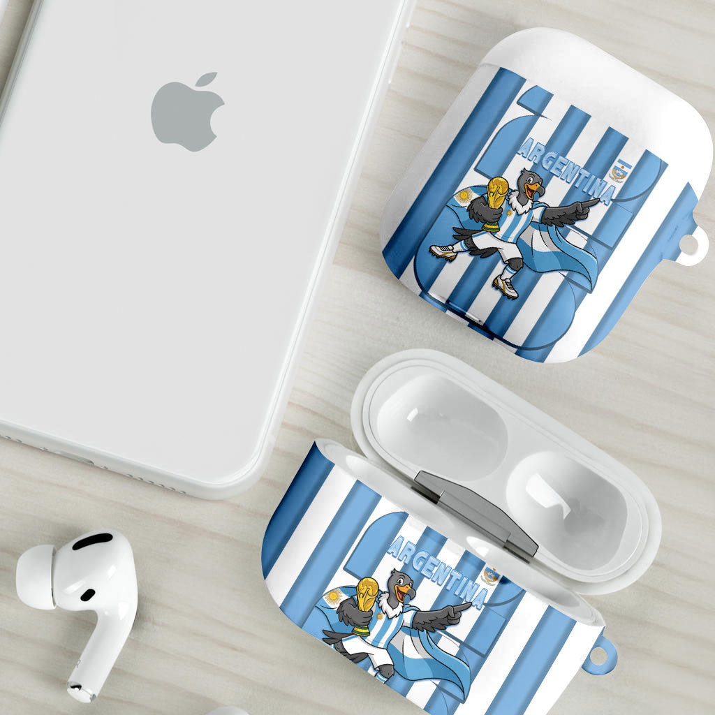 Argentina National Football AirPods Case Andean Condor Trophy Sporty Style