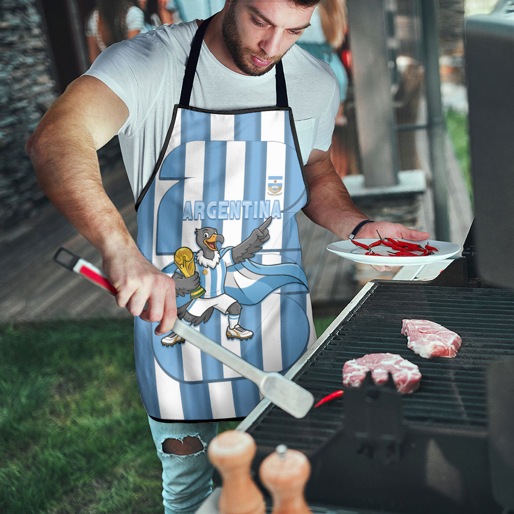 Argentina National Football Apron Andean Condor Trophy Sporty Style