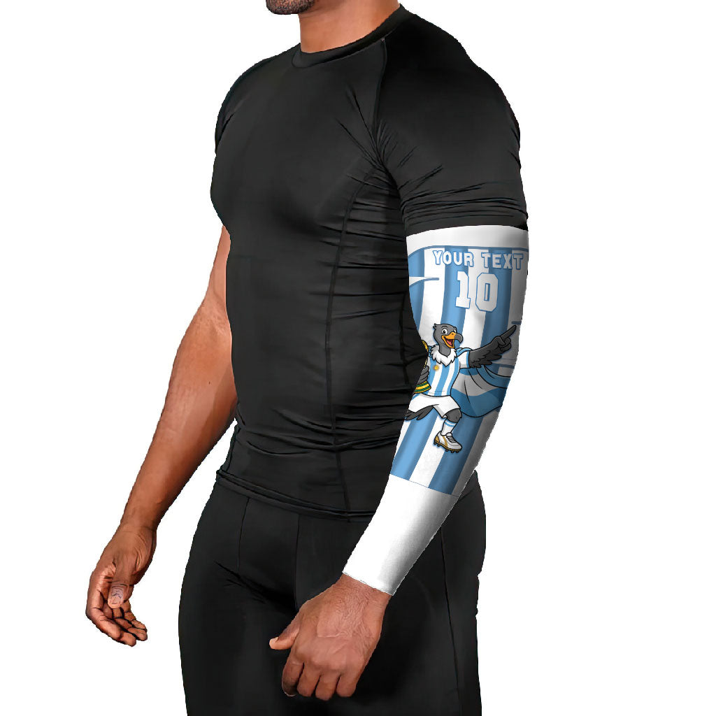 Argentina National Football Custom Arm Sleeves Andean Condor Trophy Sporty Style