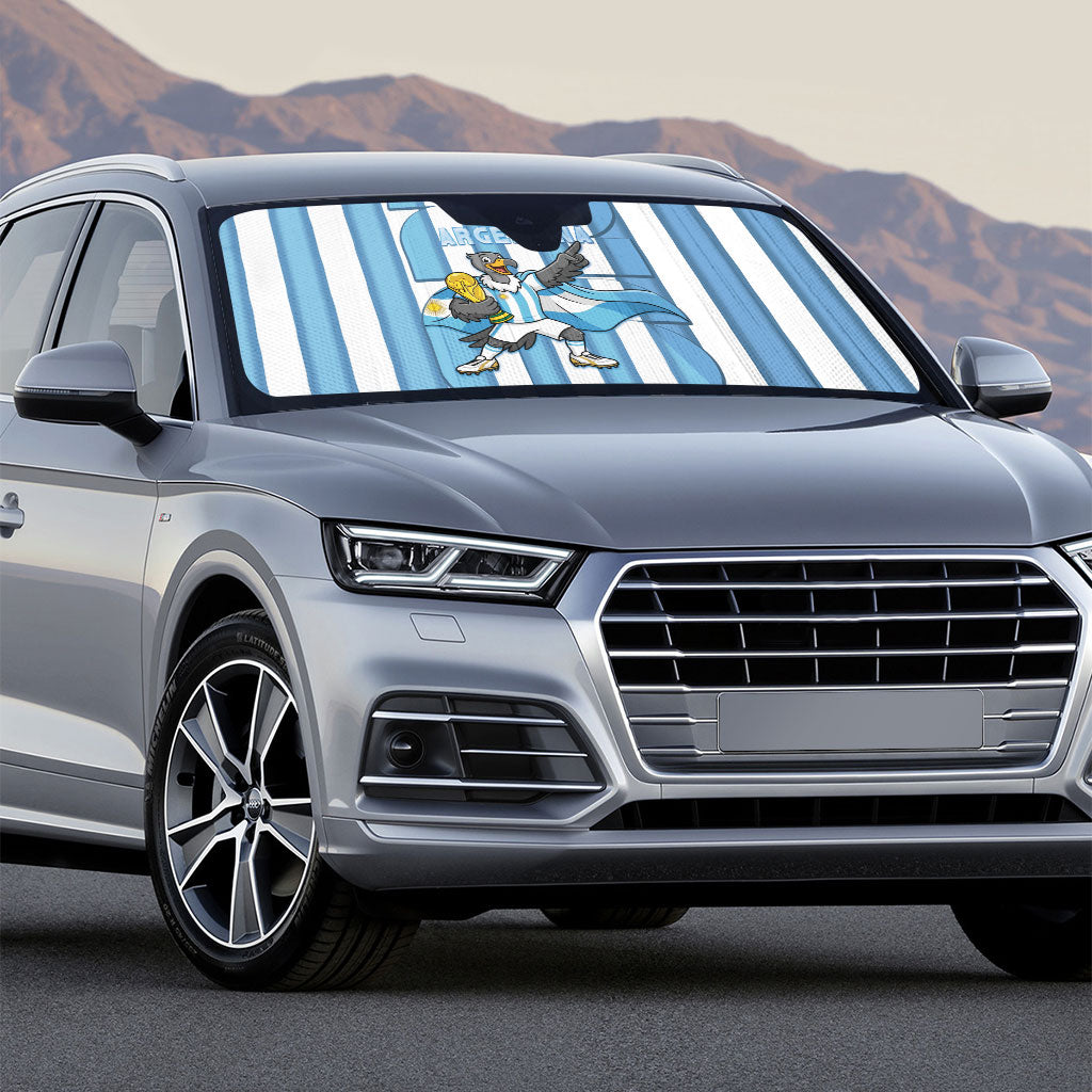 Argentina National Football Auto Sun Shade Andean Condor Trophy Sporty Style