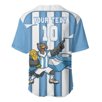 Argentina National Football Custom Baseball Jersey Andean Condor Trophy Sporty Style