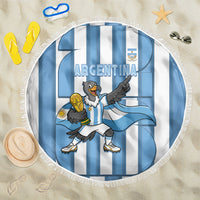 Argentina National Football Beach Blanket Andean Condor Trophy Sporty Style