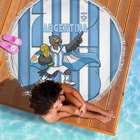 Argentina National Football Beach Blanket Andean Condor Trophy Sporty Style