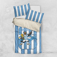 Argentina National Football Bedding Set Andean Condor Trophy Sporty Style