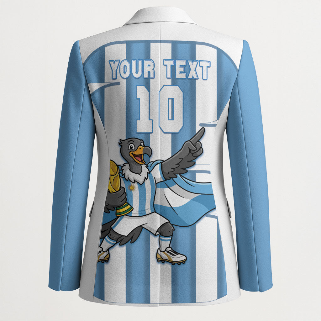 Argentina National Football Custom Blazer Andean Condor Trophy Sporty Style