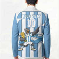 Argentina National Football Custom Blazer Andean Condor Trophy Sporty Style