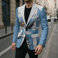 Argentina National Football Custom Blazer Andean Condor Trophy Sporty Style