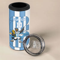Argentina National Football Custom 4 in 1 Can Cooler Tumbler Andean Condor Trophy Sporty Style