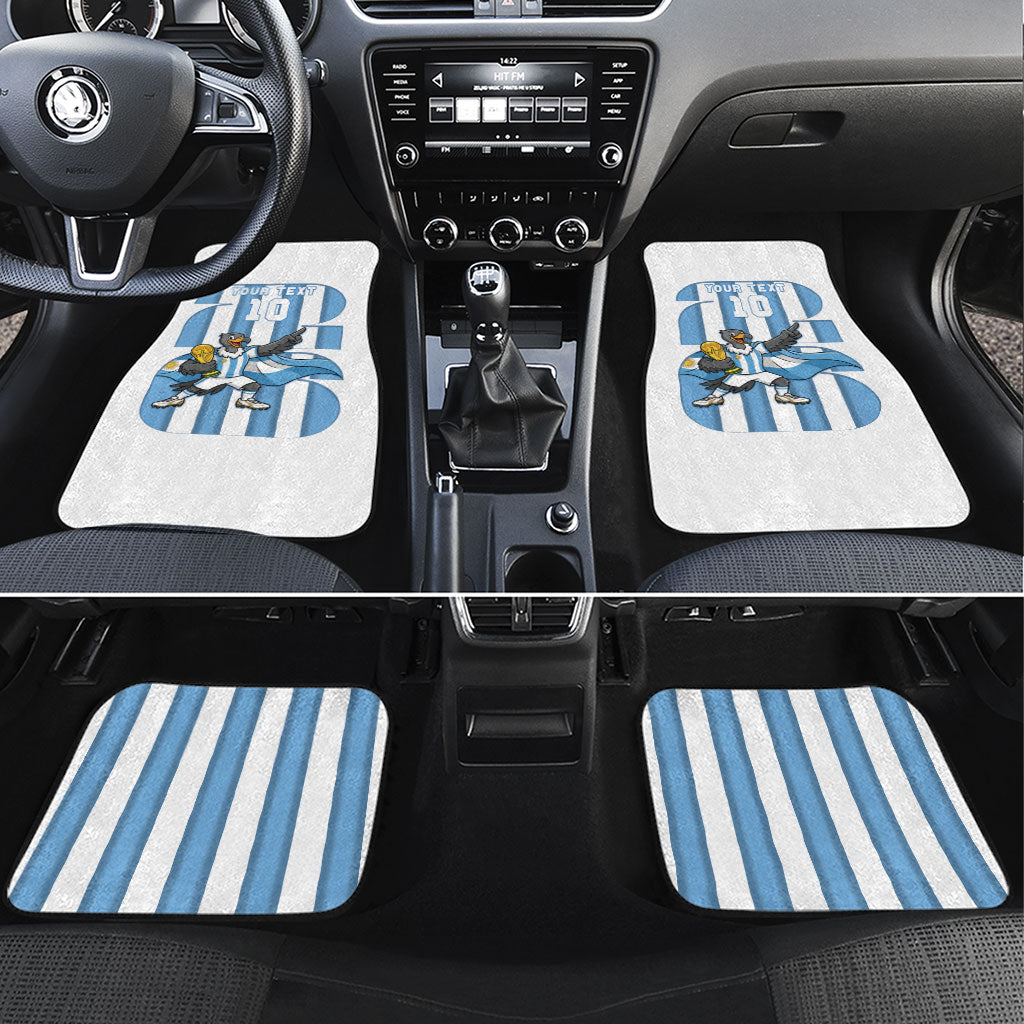 Argentina National Football Custom Car Mats Andean Condor Trophy Sporty Style