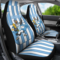 Argentina National Football Car Seat Cover Andean Condor Trophy Sporty Style