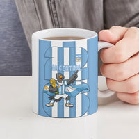 Argentina National Football Custom Ceramic Mug Andean Condor Trophy Sporty Style