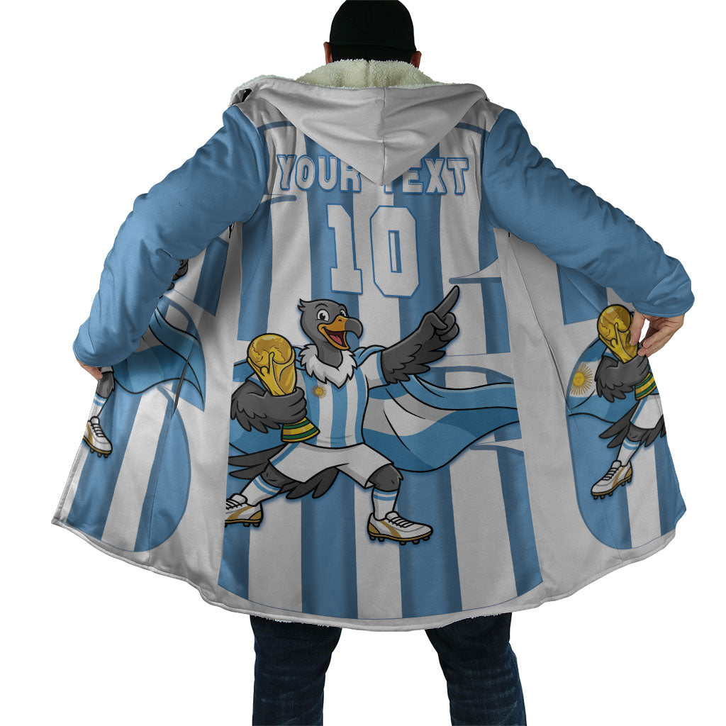 Argentina National Football Custom Cloak Andean Condor Trophy Sporty Style