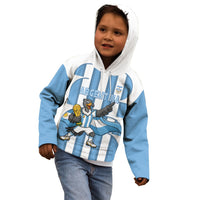 Argentina National Football Custom Kid Hoodie Andean Condor Trophy Sporty Style