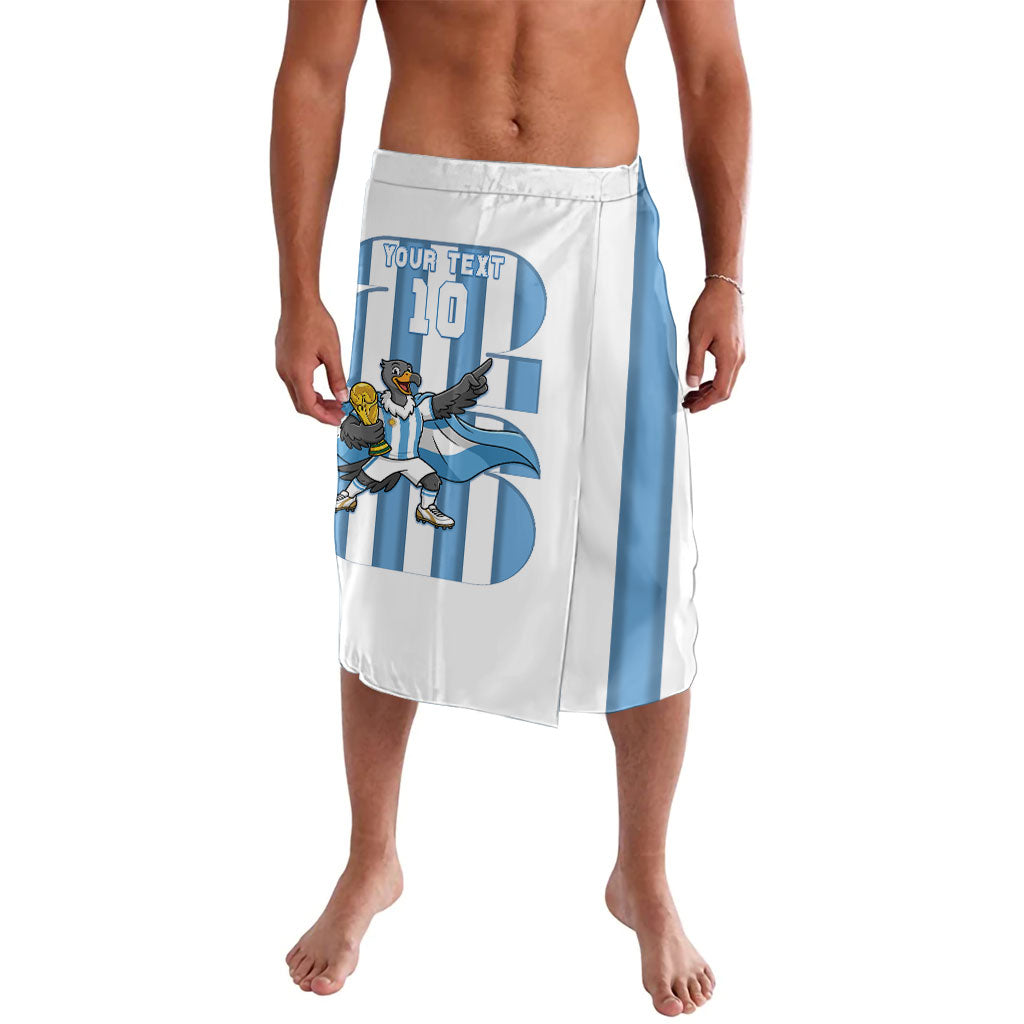 Argentina National Football Custom Lavalava Andean Condor Trophy Sporty Style