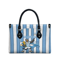 Argentina National Football Leather Bag Andean Condor Trophy Sporty Style