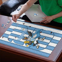 Argentina National Football Puzzle Andean Condor Trophy Sporty Style