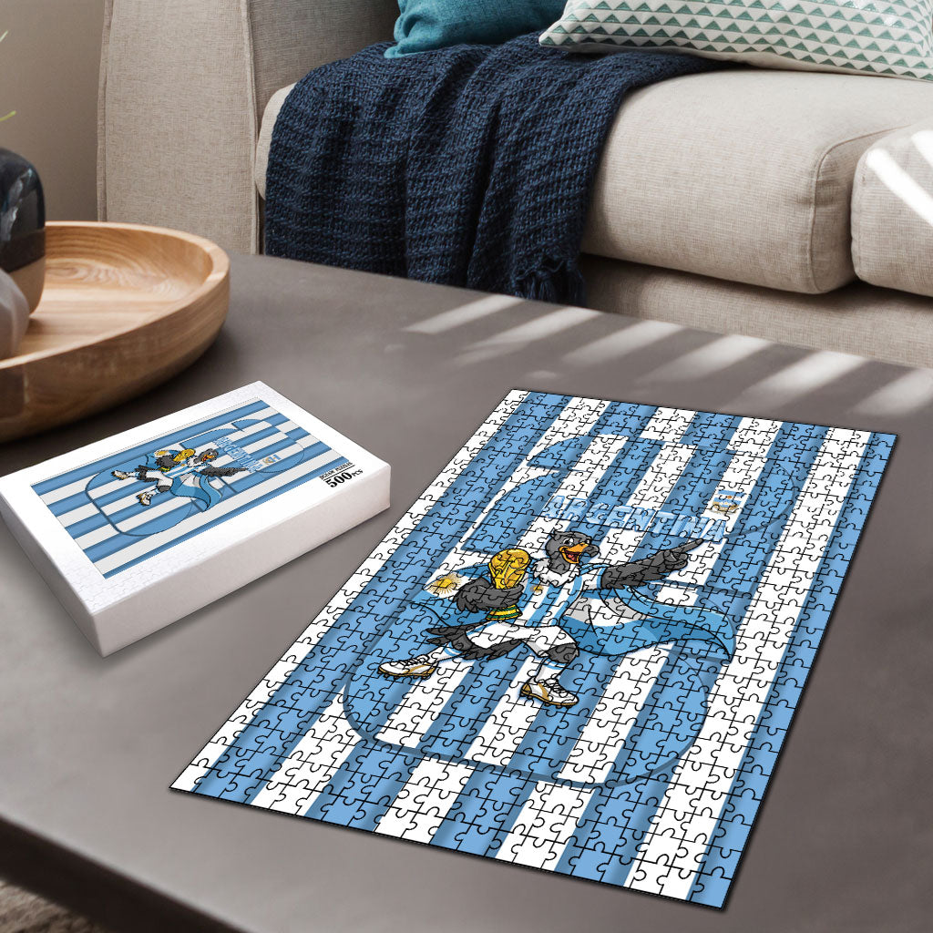 Argentina National Football Puzzle Andean Condor Trophy Sporty Style
