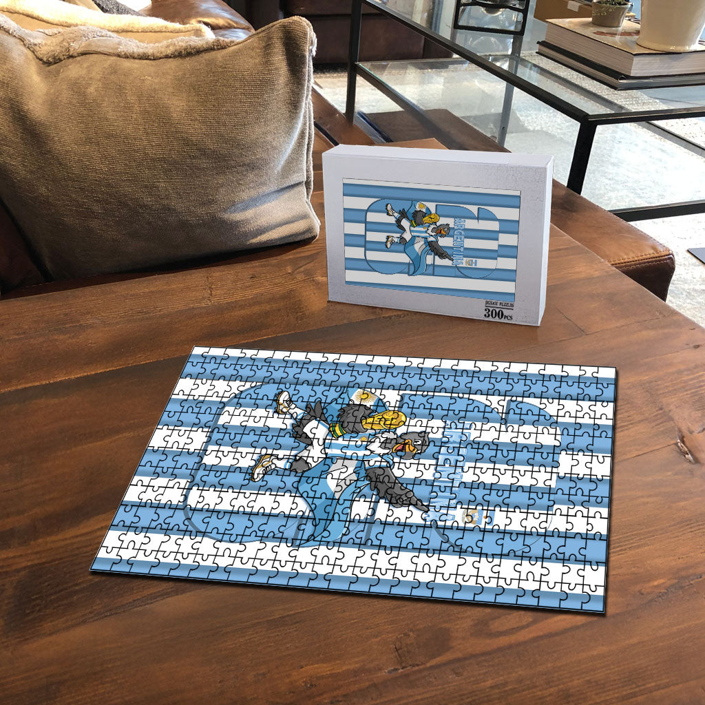 Argentina National Football Puzzle Andean Condor Trophy Sporty Style