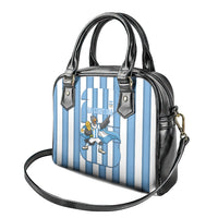 Argentina National Football Shoulder Handbag Andean Condor Trophy Sporty Style