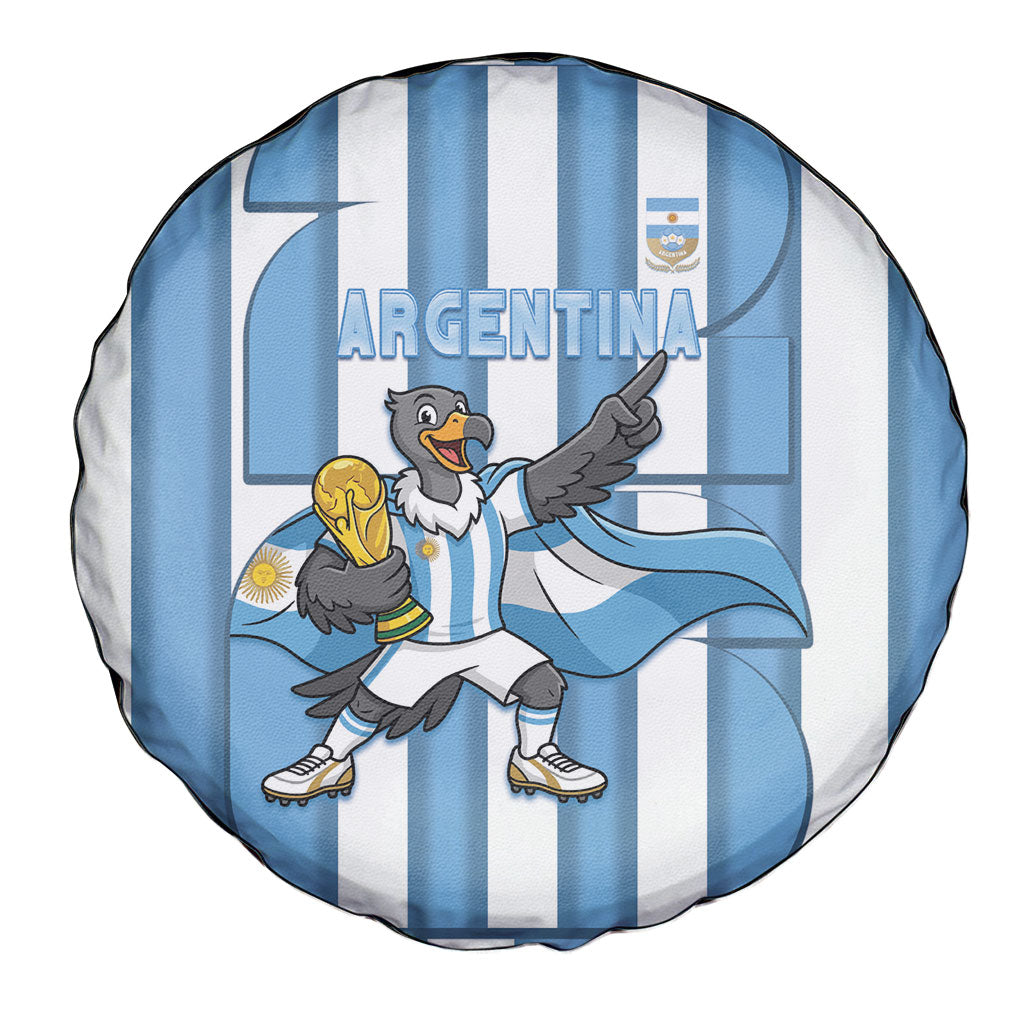 Argentina National Football Spare Tire Cover Andean Condor Trophy Sporty Style