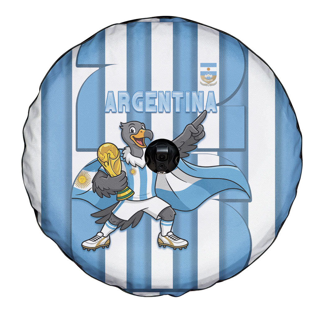 Argentina National Football Spare Tire Cover Andean Condor Trophy Sporty Style