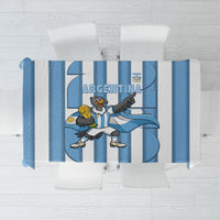 Argentina National Football Tablecloth Andean Condor Trophy Sporty Style