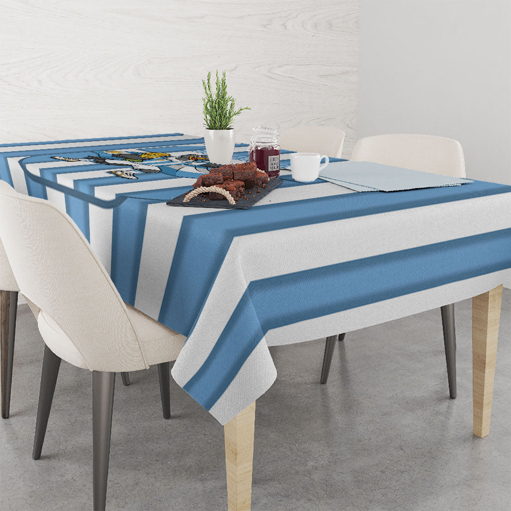 Argentina National Football Tablecloth Andean Condor Trophy Sporty Style