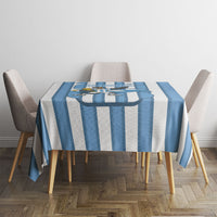 Argentina National Football Tablecloth Andean Condor Trophy Sporty Style