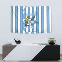 Argentina National Football Tapestry Andean Condor Trophy Sporty Style