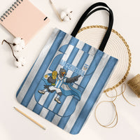 Argentina National Football Tote Bag Andean Condor Trophy Sporty Style