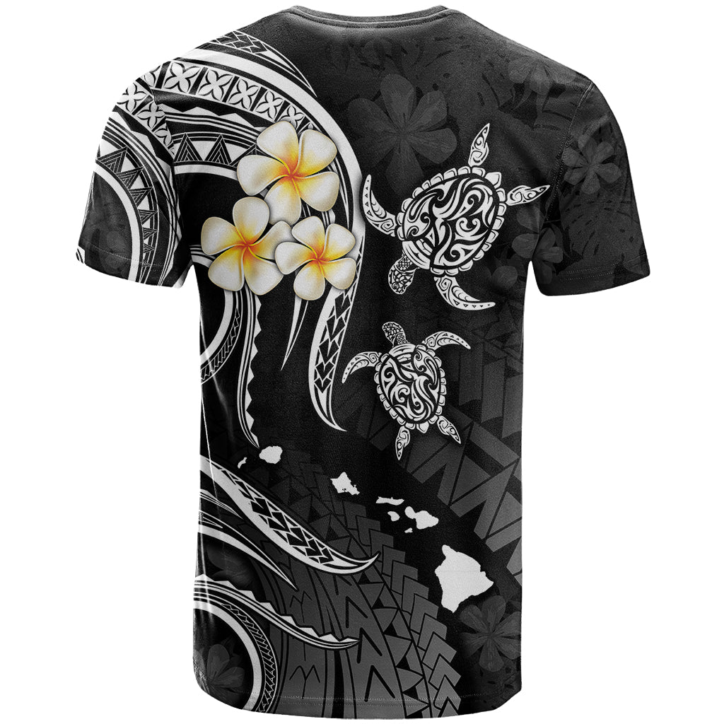 Personalised Molokai Hawaii T Shirt Polynesian Tattoo and Pacific Plumeria White Vibe - Wonder Print Shop
