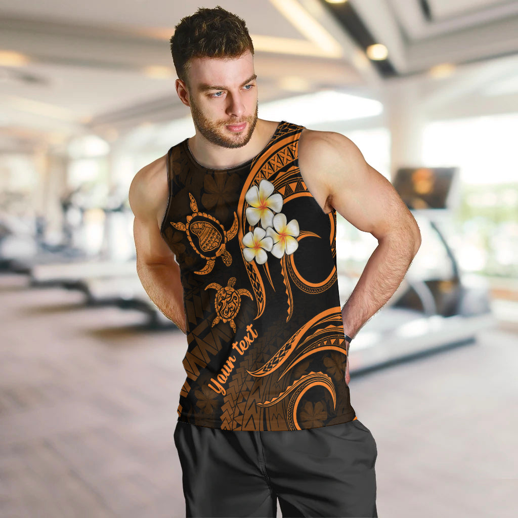 personalised-lanai-hawaii-men-tank-top-polynesian-tattoo-and-pacific-plumeria-gold-vibe