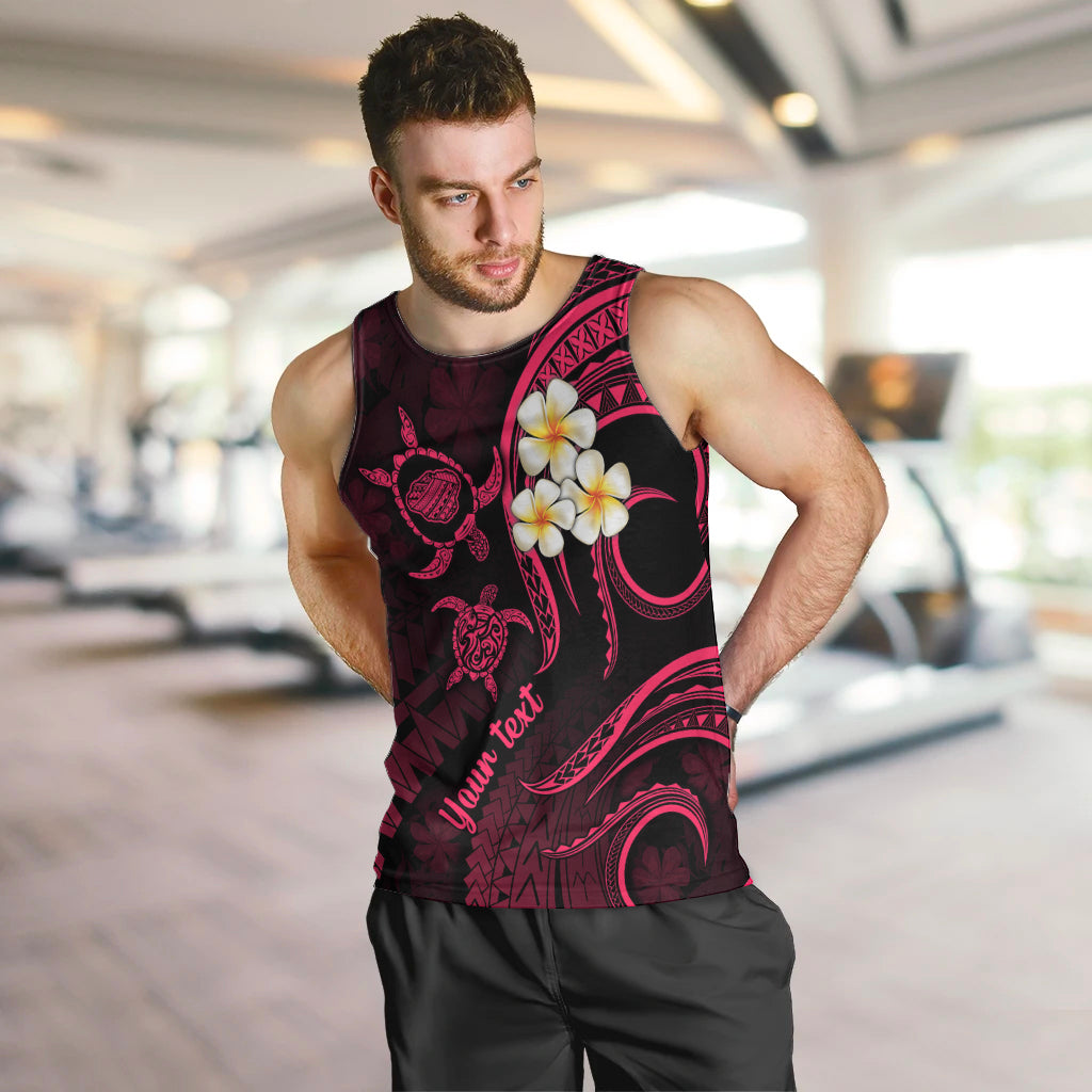 personalised-kauai-hawaii-men-tank-top-polynesian-tattoo-and-pacific-plumeria-pink-vibe